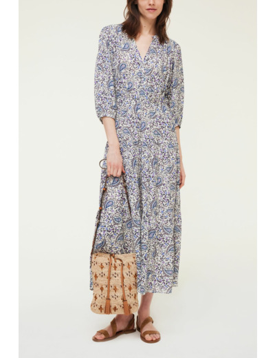 Robe longue fleurie - ELMINE