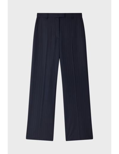 Pantalon large à fines rayures - NOLENE