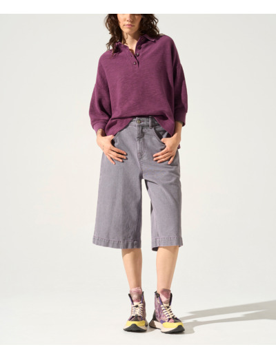 Bermuda denim violet crush