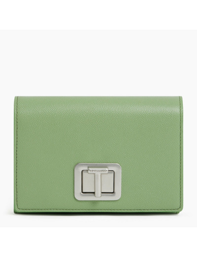 Portefeuille Eva en cuir caviar