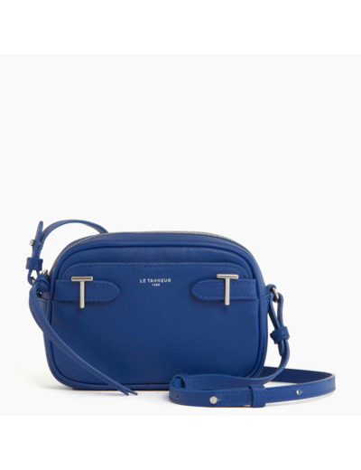 Mini sac bandoulière Laura en cuir lisse