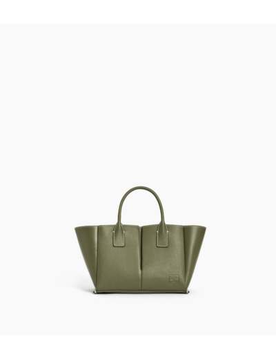 Petit sac à main Elena en cuir grainé