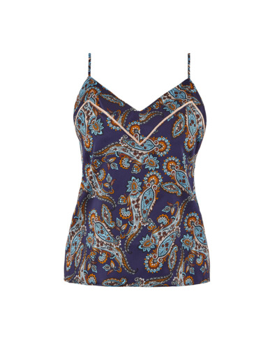 Top à fines bretelles Silk by Night