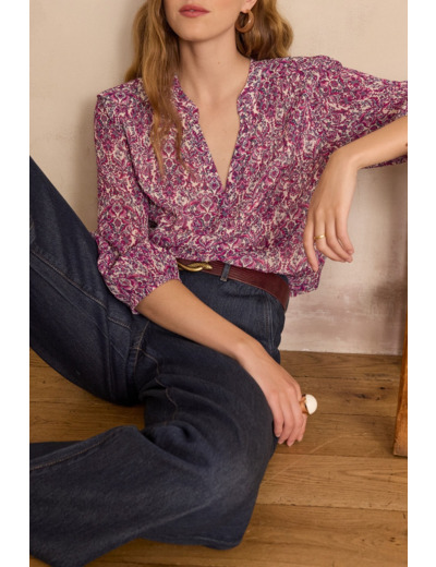 Blouse BRUNETTE imprimée arabesque