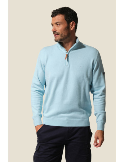 Pull homme col montant Didier