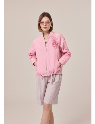 Blouson Basile Blush en Polyester