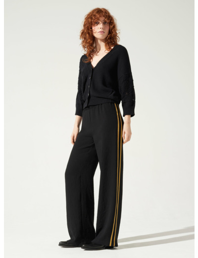 Cardigan black as night