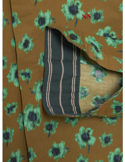 Chemise slim demoiselle verte