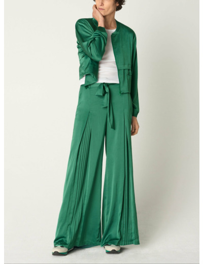 Pantalon garance emeraude