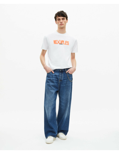 T-shirt manches courtes avec print white