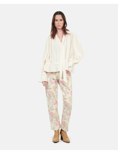 Top Écru Avec Fronces ecru