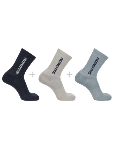 Everyday Crew 3-Pack Carbon Ghost Gray 16-4703 Tcx Arona