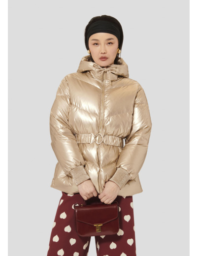Doudoune Dina Champagne en Polyamide