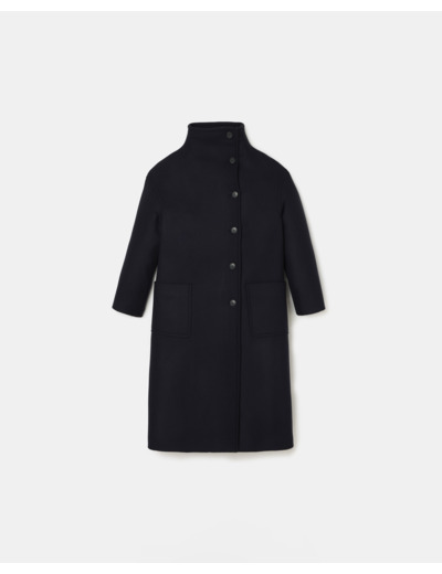 Manteau Miritina (Miranda Col Montant) Nocturne en Laine