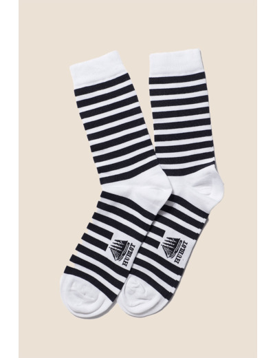 Chaussettes rayées adulte mixte