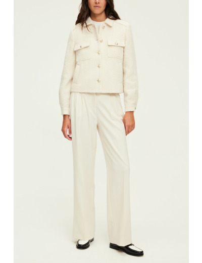 Blouson court en tweed - MARGUERITE