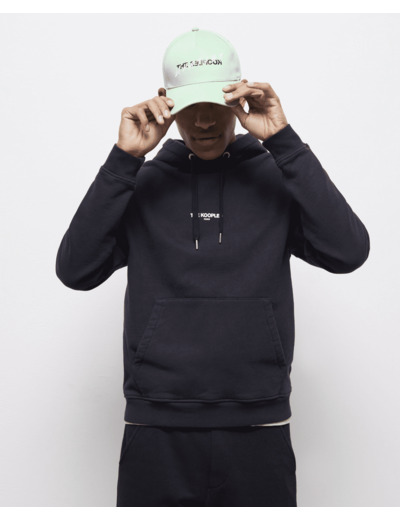 Sweat A Capuche Avec Print The Kooples Paris  Devant black