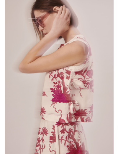 Top Tonka Ecru en Coton