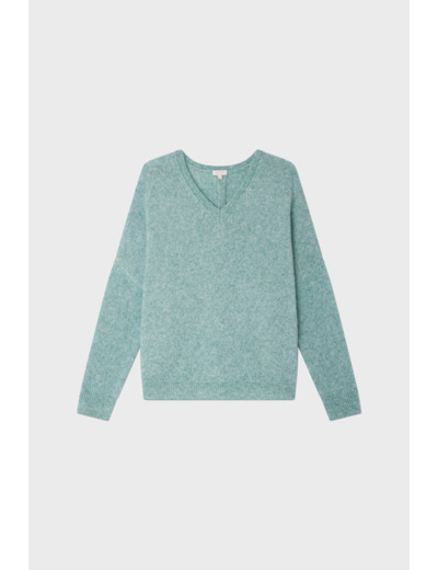 Pull V oversize chiné - JOURNA