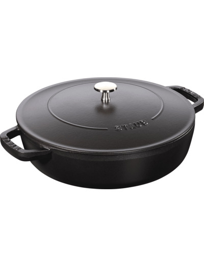 Sauteuse Chistera 28 cm Noir mat