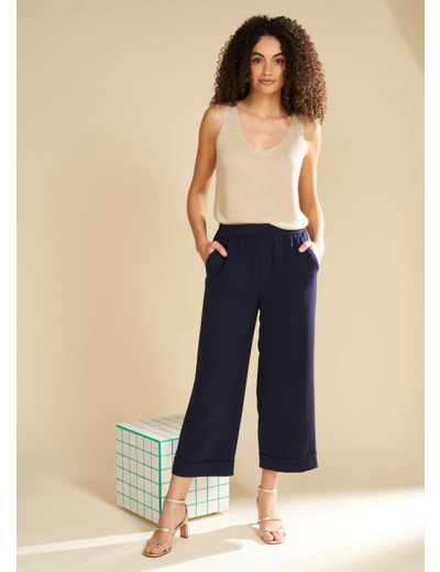 Pantalon 7/8 taille haute