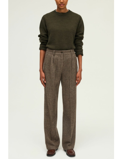Pantalon large pied de puce - CORALIE
