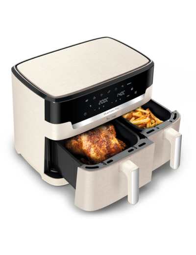 XXL Dual Easy Fry, Dual Air fryer, Synchro Cooking, 11L, +8 people