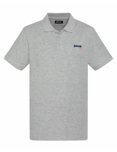Polo 3 boutons à logo brodé PS0022