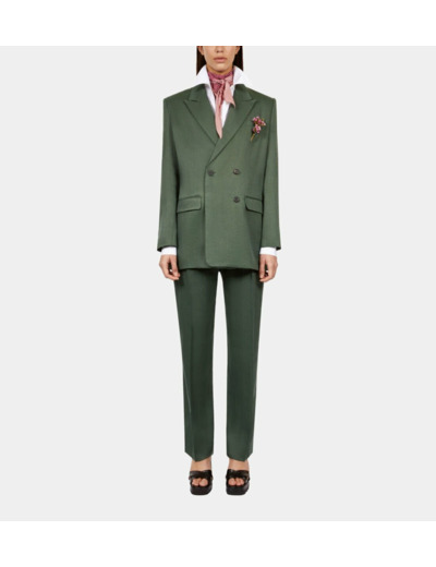 Veste Tailleur Verte wood kaki