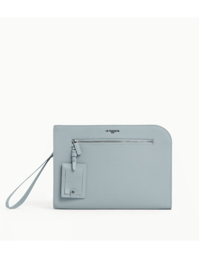 Pochette 13" Emile en cuir signature T