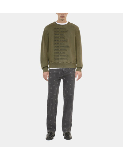 Sweatshirt À Patchs Kaki olive night
