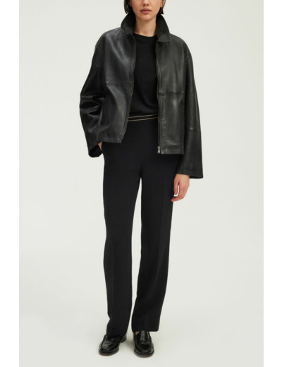 Pantalon droit à liseré doré - LASIA