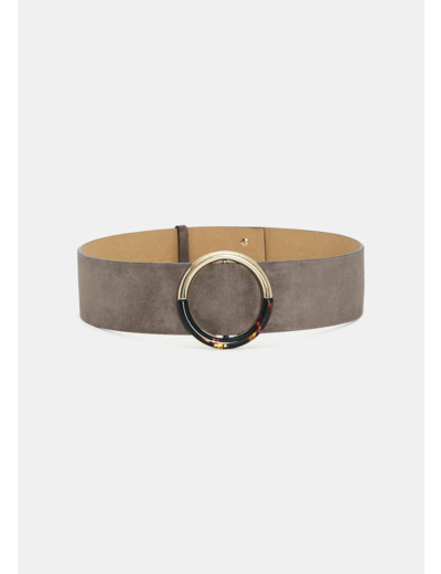 Ceinture Lauren grise en velours