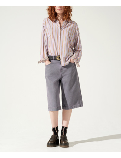 Chemise lilas