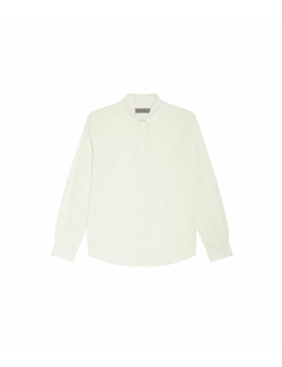 Chemise regular blanc casse