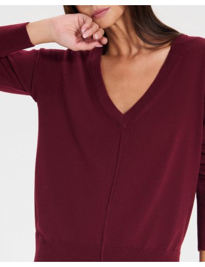 Pull Pucci Bordeaux en Polyamide