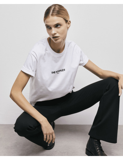 T-Shirt Avec Print Kooples Sur L'Avant white