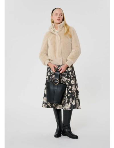 Blouson Bertille Craie en Polyester