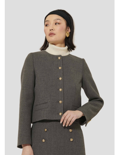 Veste Vesna Gris en Polyester