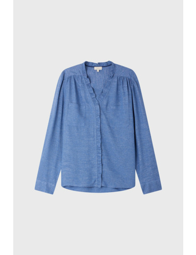 Chemise lurex à volants - BERWYN