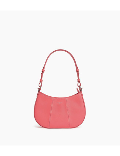 Petit sac demi-lune Juliette en cuir grainé