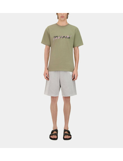 T-Shirt Manches Courtes What Is ? kaki grey