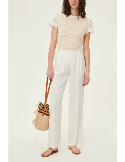 Pantalon carotte large - CLARYSSA