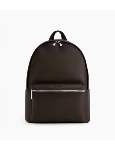 Sac à dos zippé Albert en cuir lisse