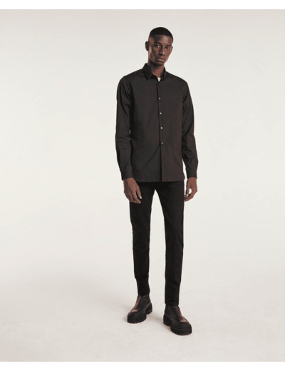 Chemise En Popeline Stretch