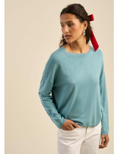 Pull uni col bateau