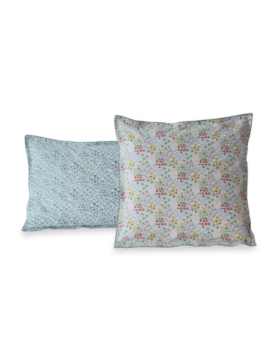 Taie d'oreiller Prairie| Linge de lit percale | Tradition des Vosges