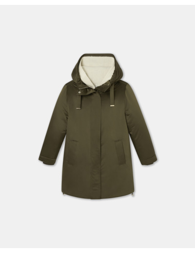 Parka Pemafur Kaki en Polyethylene