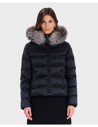 Doudoune Daly Noir en Polyester