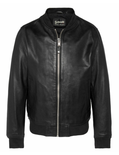 Bomber en cuir esprit vintage LCBOMBWX SCHOTT